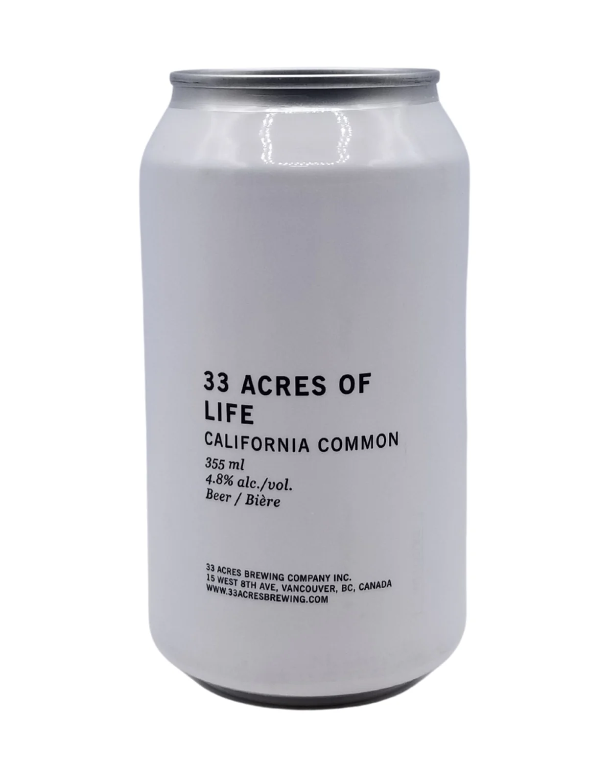 33 Acres Brewing Life 355 ml - 24 Cans