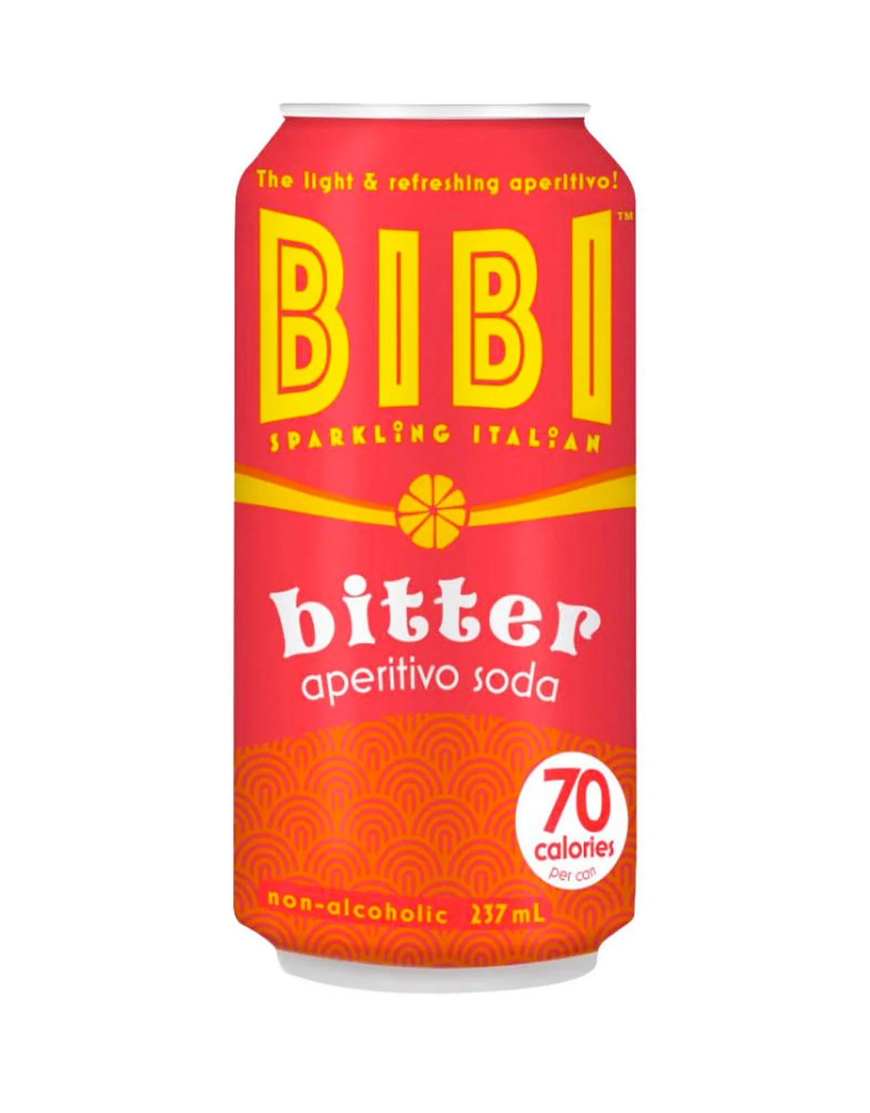 BIBI Bitter Aperitivo Soda (Non Alcoholic) 237 ml - 24 Cans