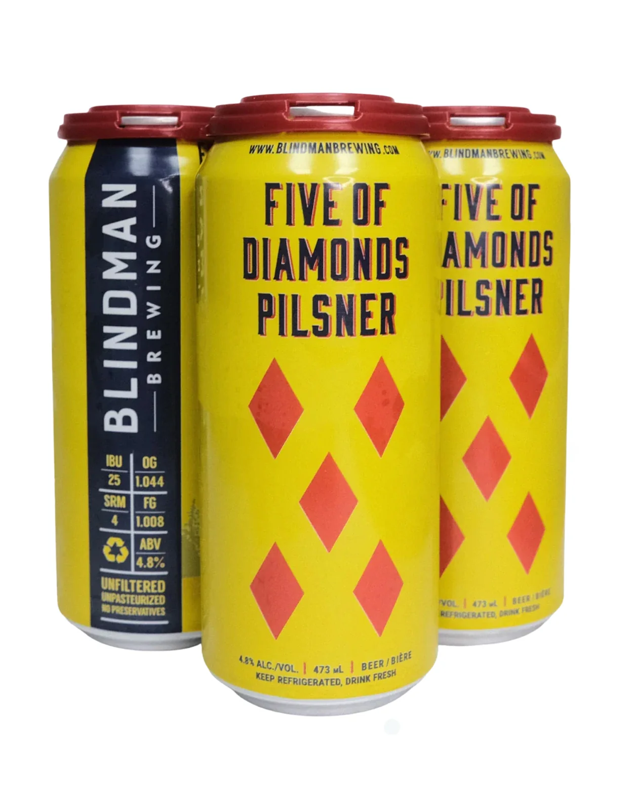Blindman Five of Diamonds Pilsner - 24 Cans