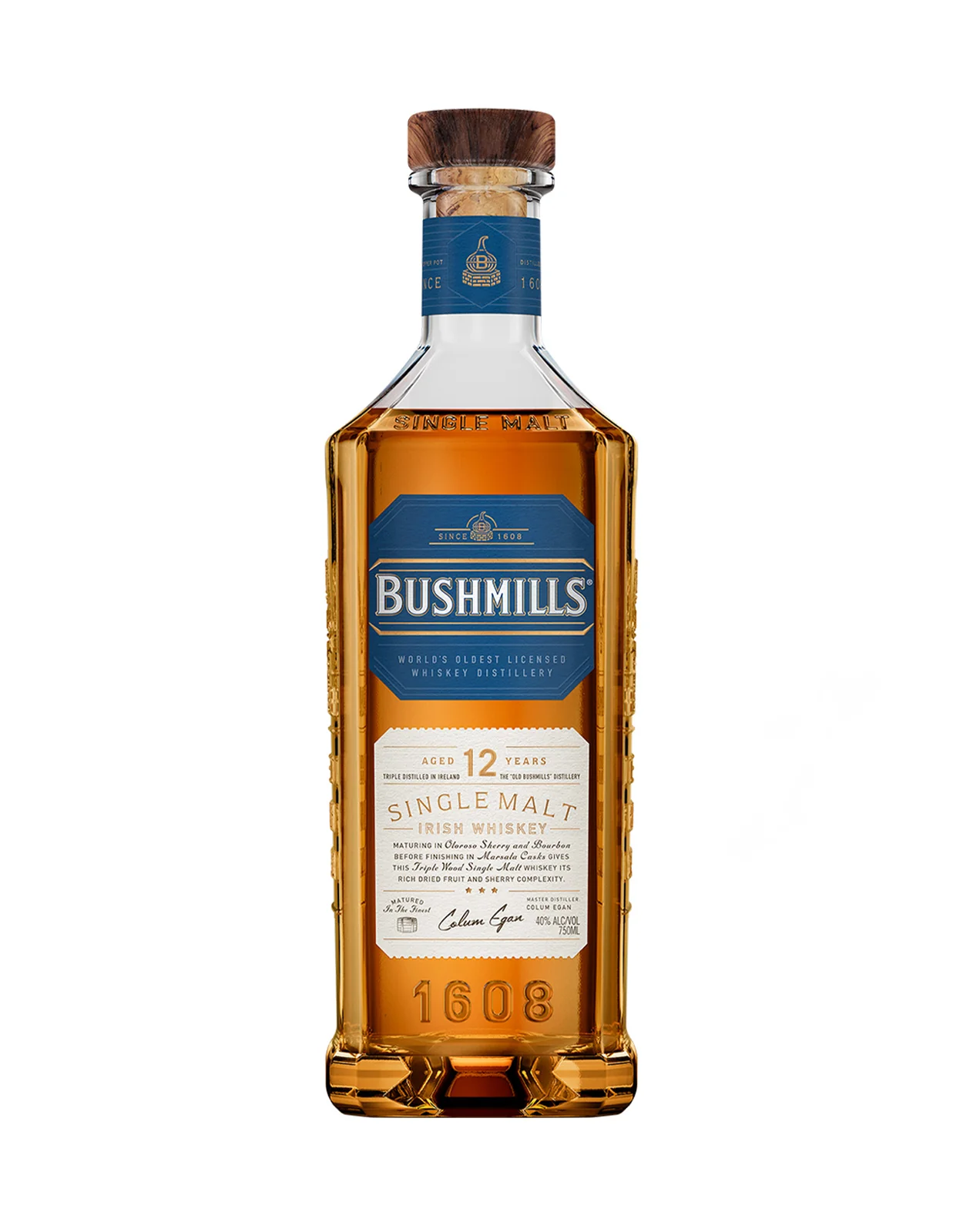 Bushmills 12 Year Old Single Malt Irish Whiskey