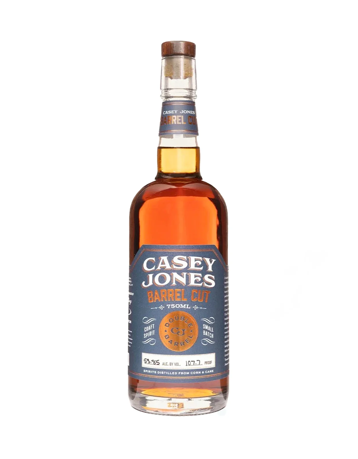 Casey Jones Barrel Cut Blue Bourbon