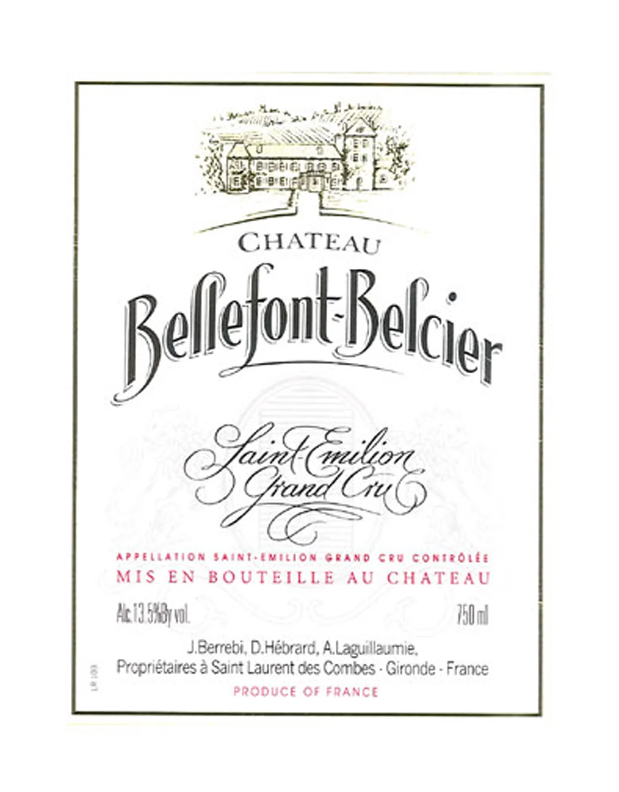 Chateau Bellefont Belcier 2022 - 1.5 Litre Bottle