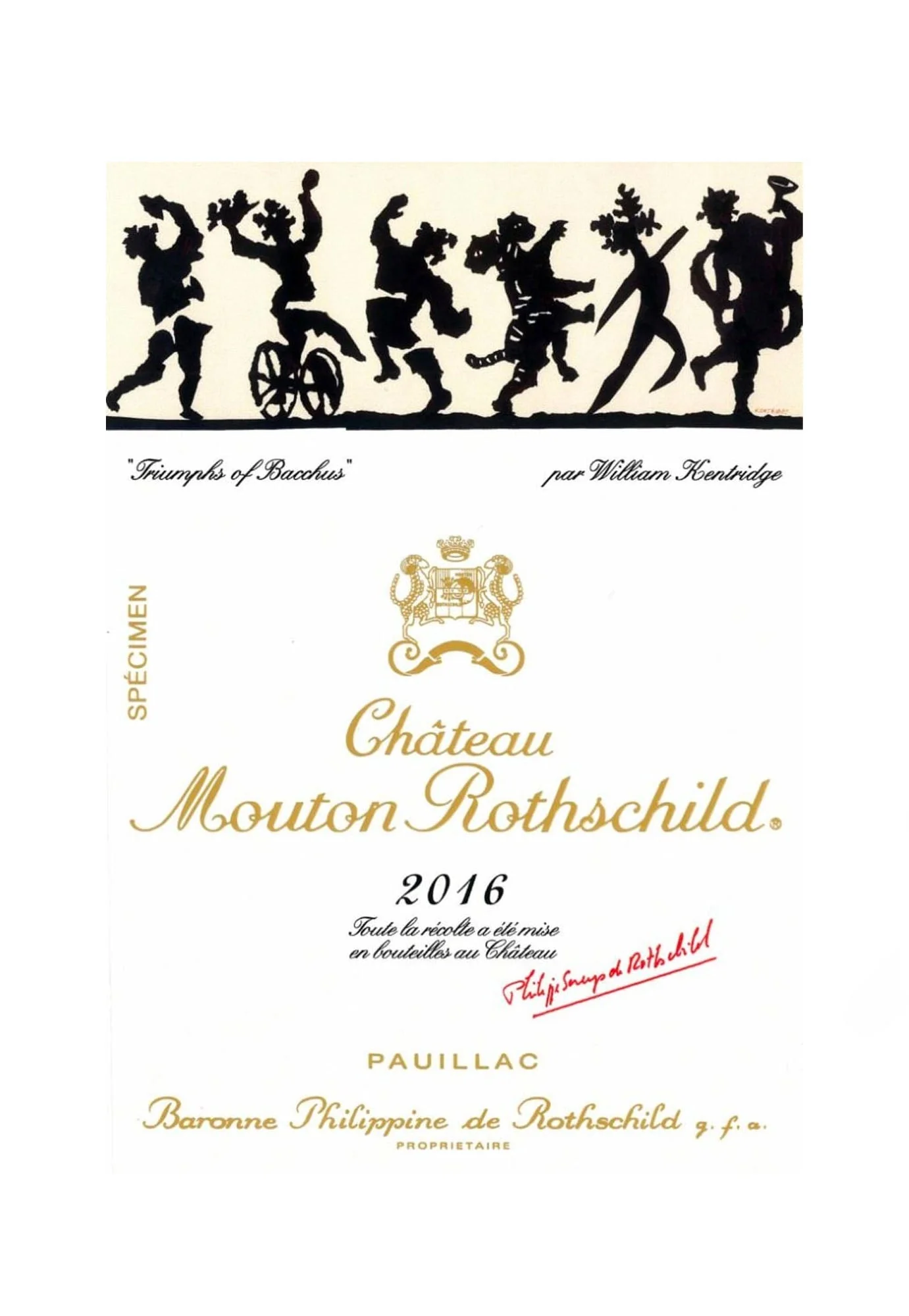 Chateau Mouton Rothschild 2016