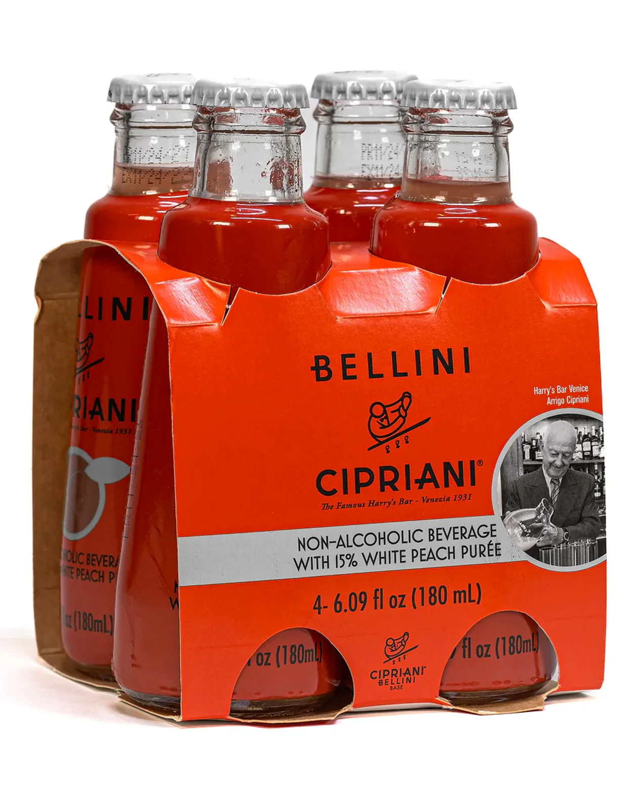 Cipriani Virgin Bellini (Non Alcoholic) 180 ml - 4 Bottles