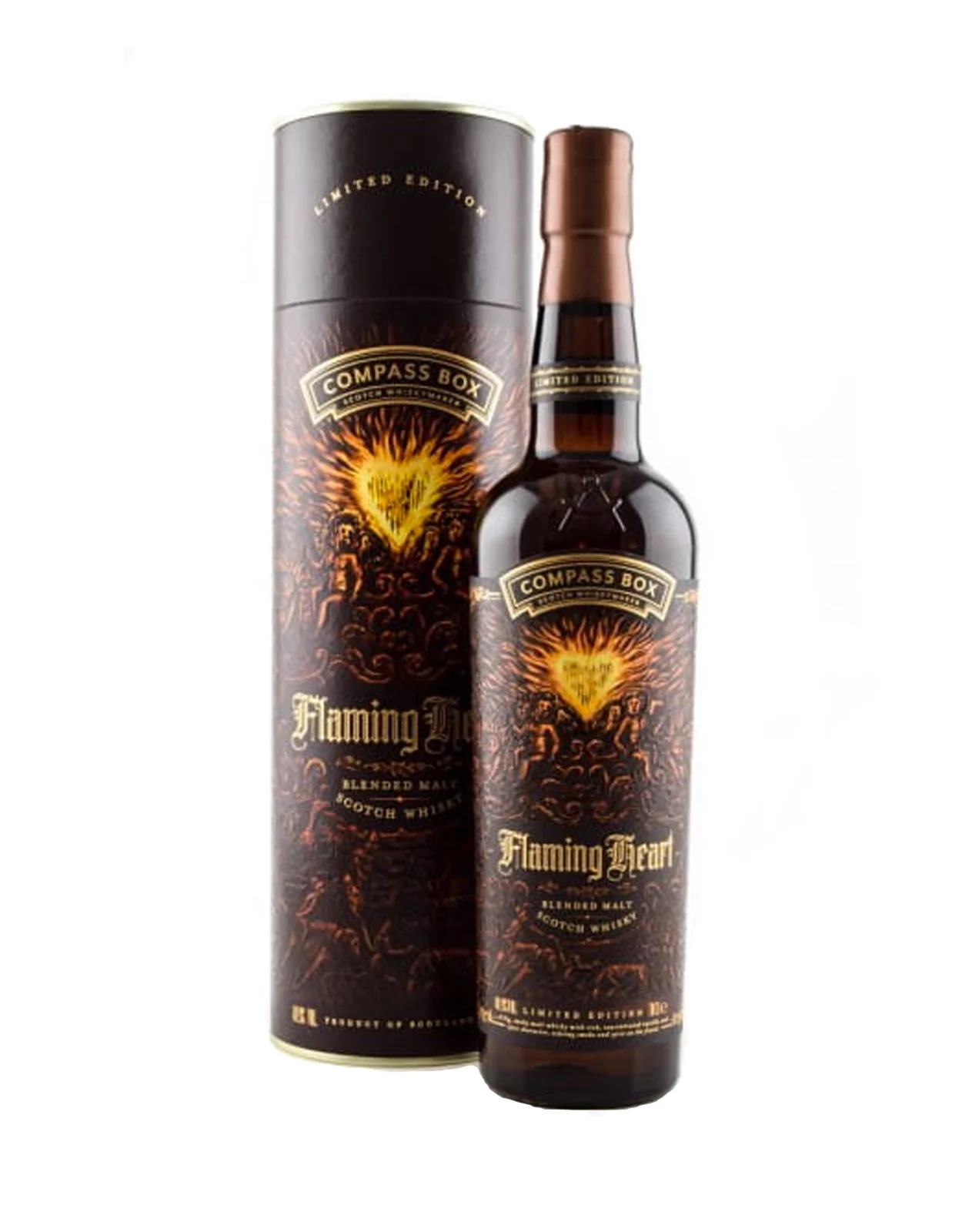 Compass Box Flaming Heart