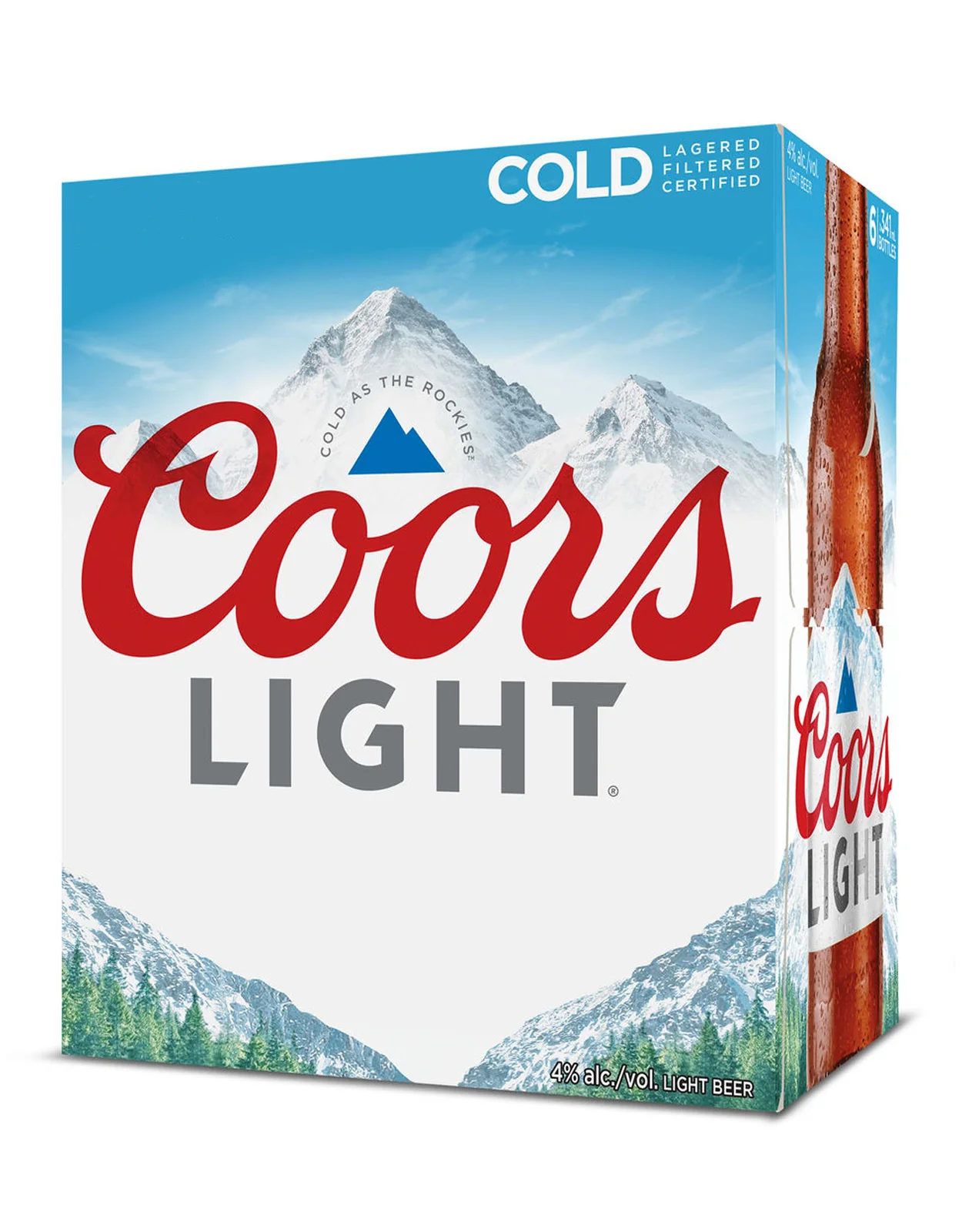 Coors Light 341 ml - 15 Bottles