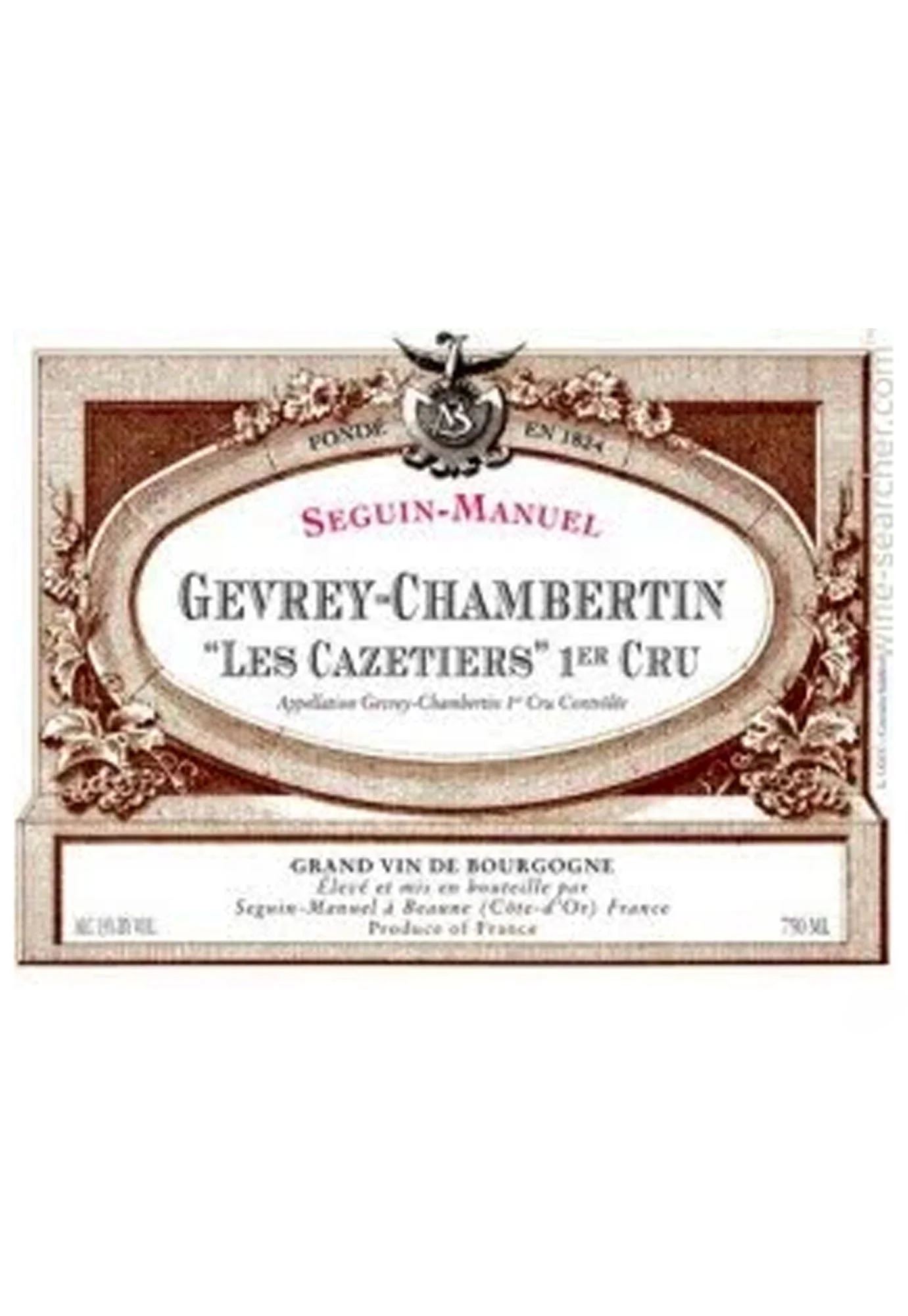 Domaine Seguin Manuel Gevrey Chambertin 'Les Cazetiers' Premier Cru 2019
