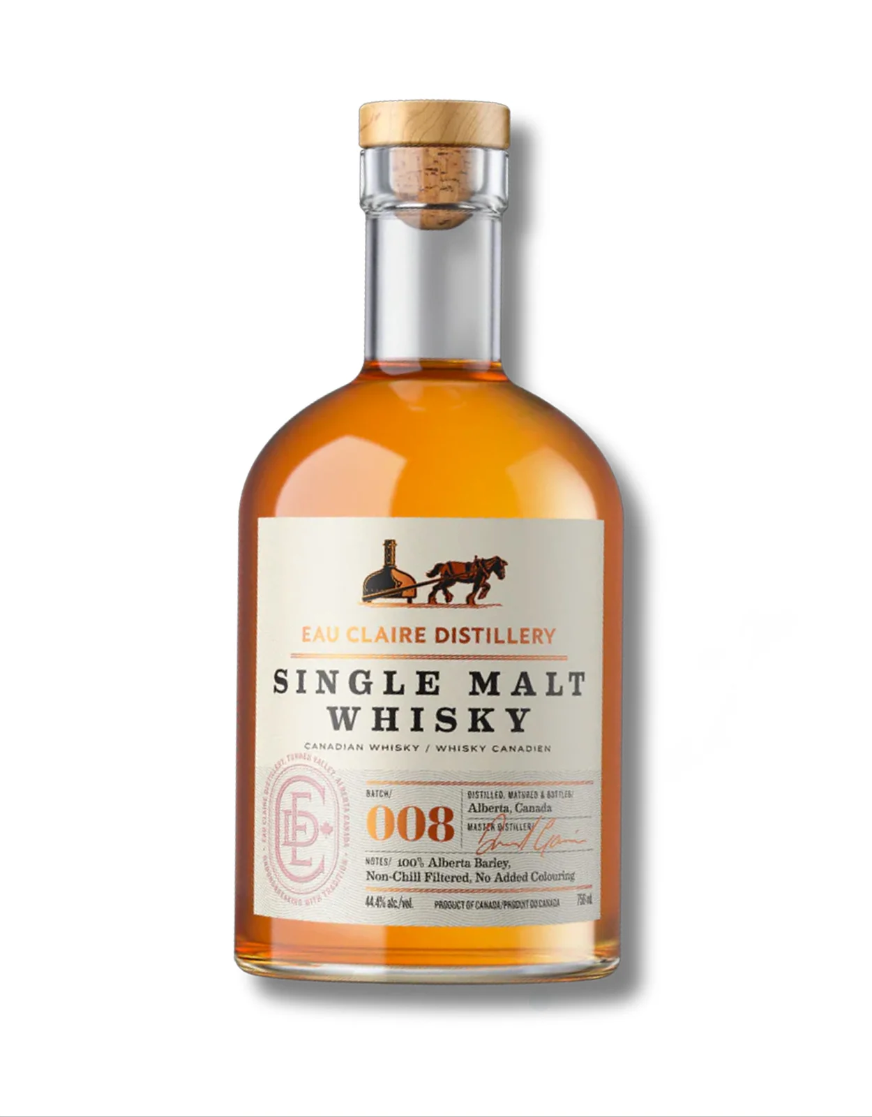 Eau Claire Distillery Single Malt Whisky Batch 008