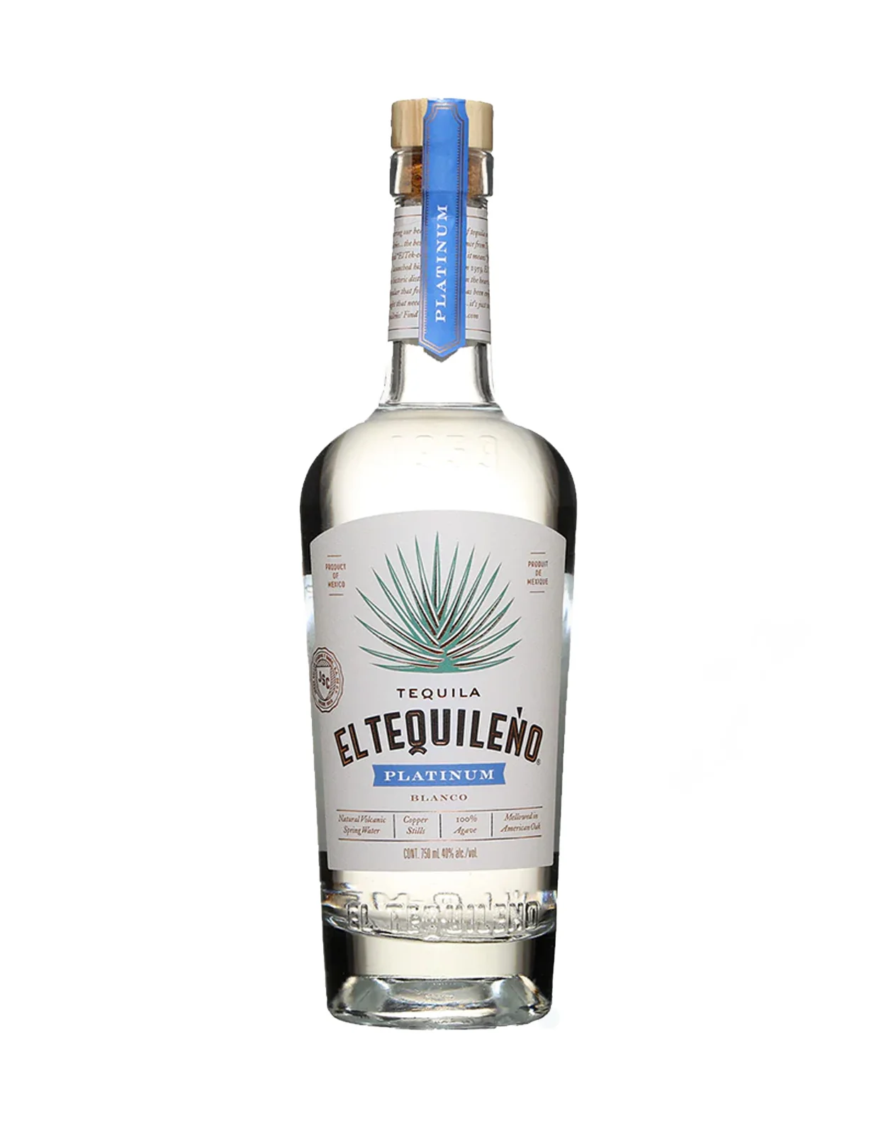 El Tequileno Blanco Platinum Tequila