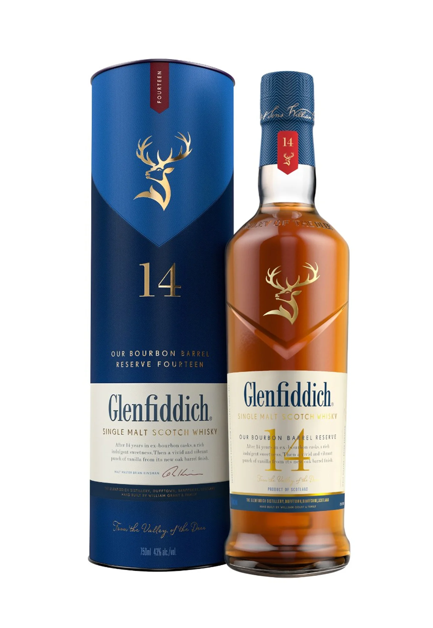 Glenfiddich 14 Year Bourbon Barrel Reserve