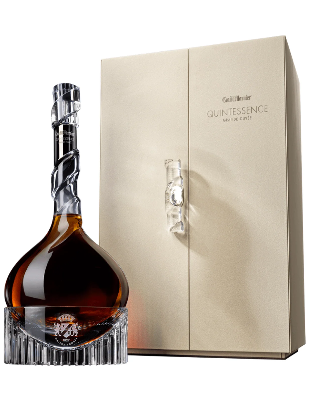 Grand Marnier Grande Cuvee Quintessence In Baccarat Crystal