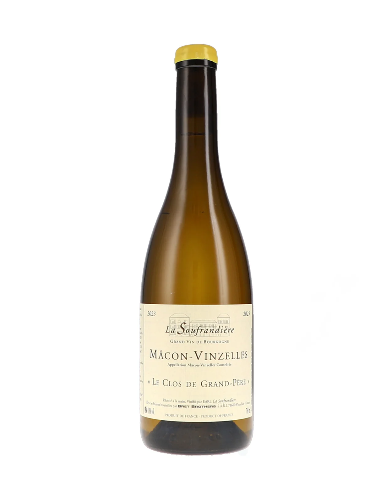 La Soufrandiere Macon-Vinzelles 'Le Clos de Grand-Pere' 2023