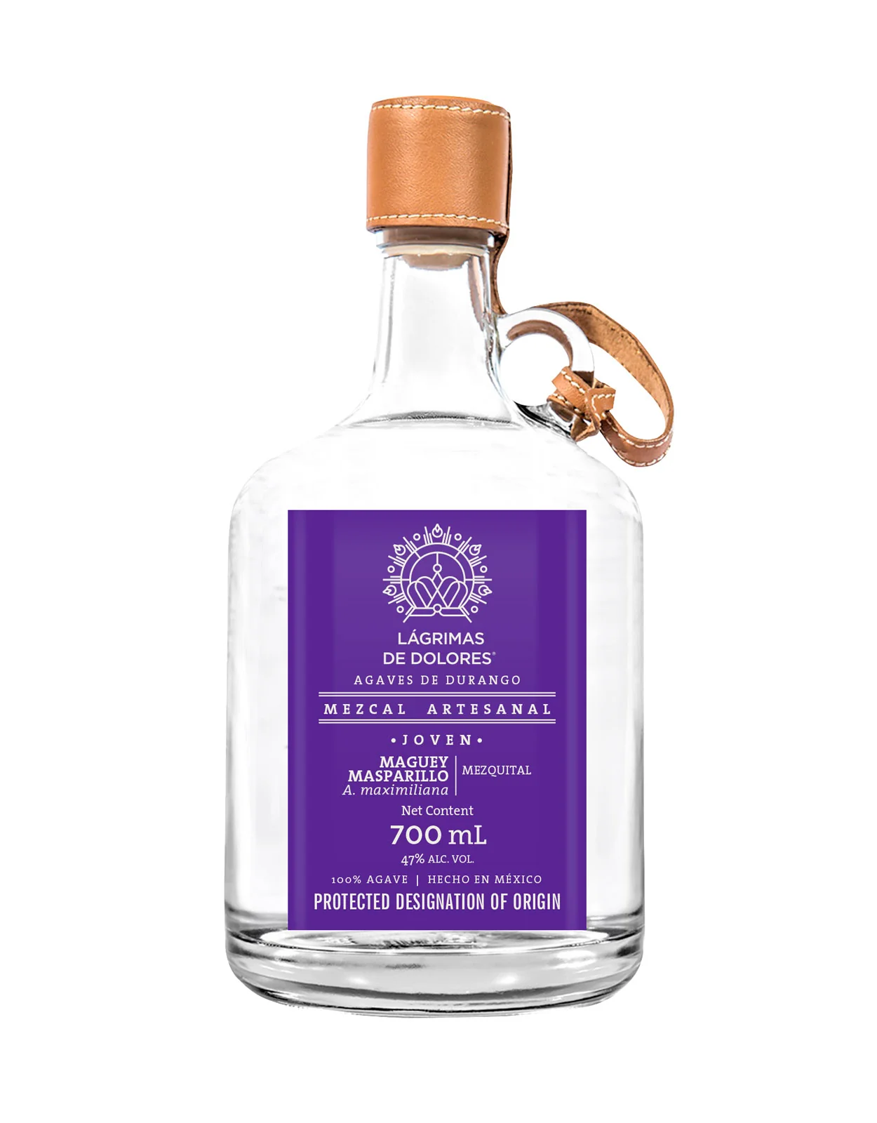 Lagrimas de Dolores Mezcal Joven Maguey Masparillo