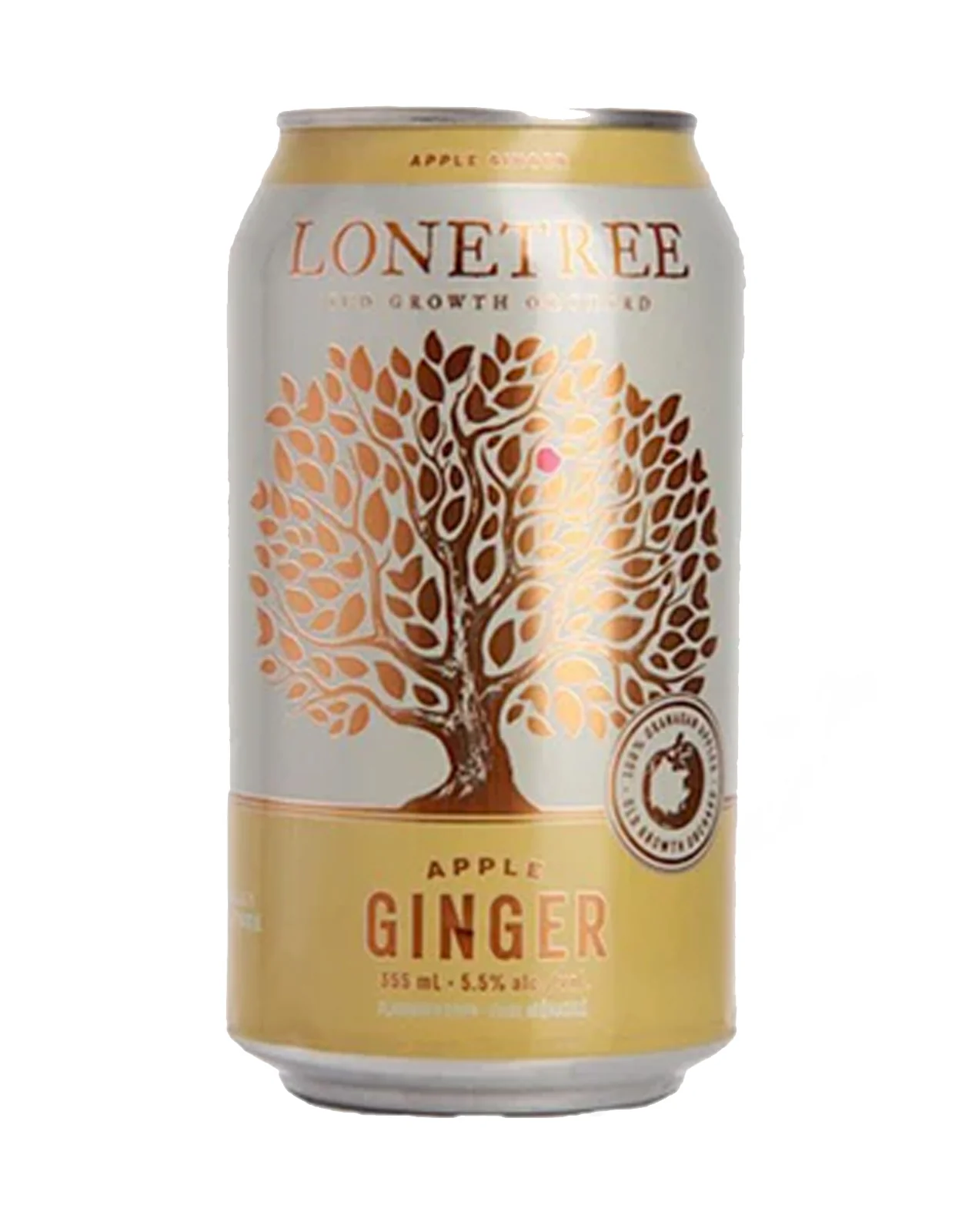 Lonetree Ginger Apple Cider 355 ml - 24 Cans