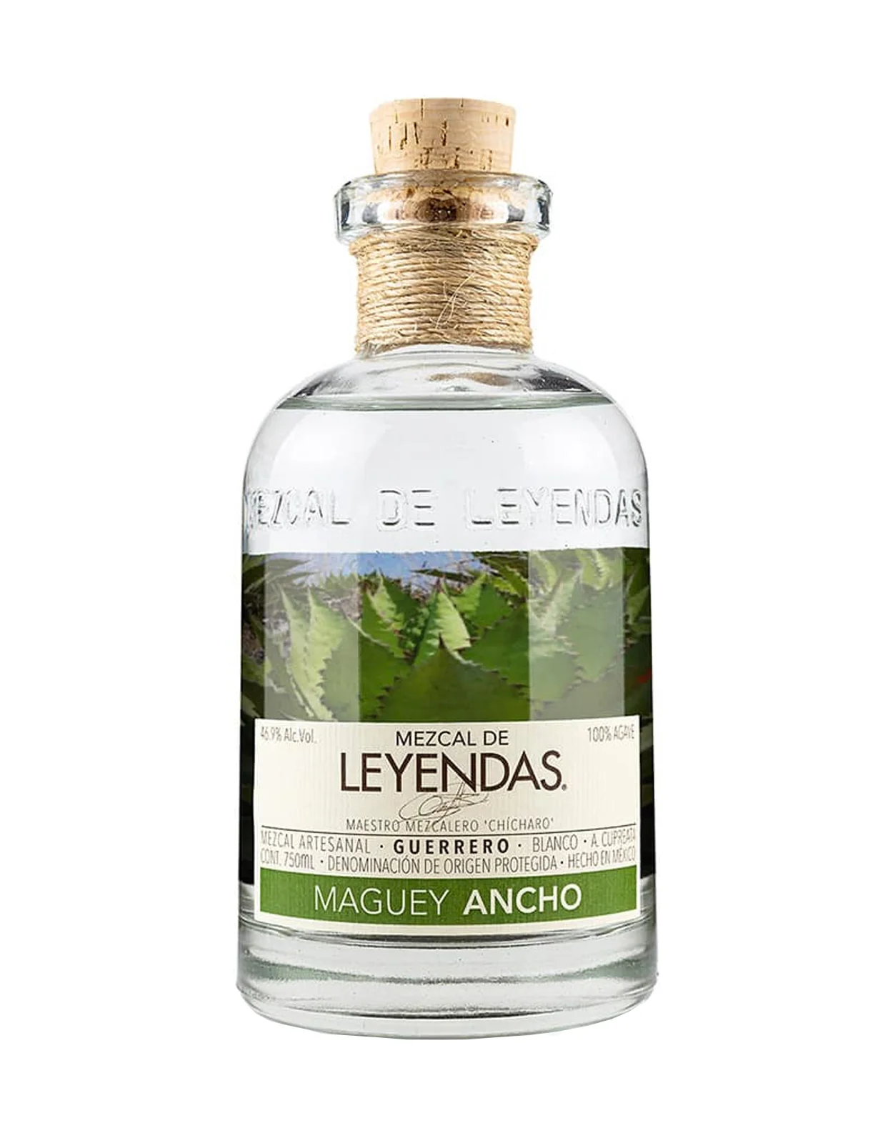 Mezcal De Leyendas Maguey Ancho Guerrero
