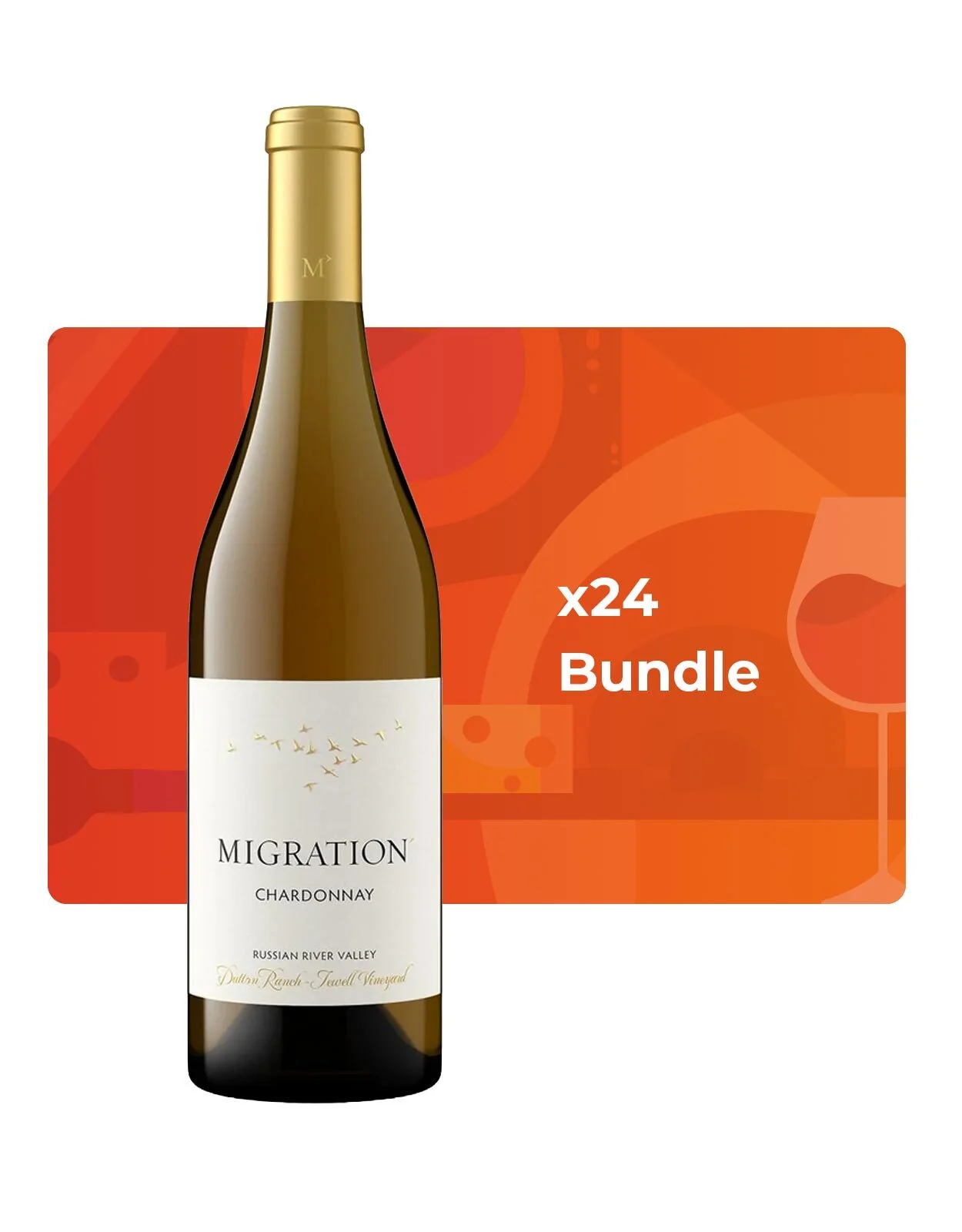 Migration 'Dutton Ranch Jewell Vineyard' Chardonnay - Bundle & Save - Image 2