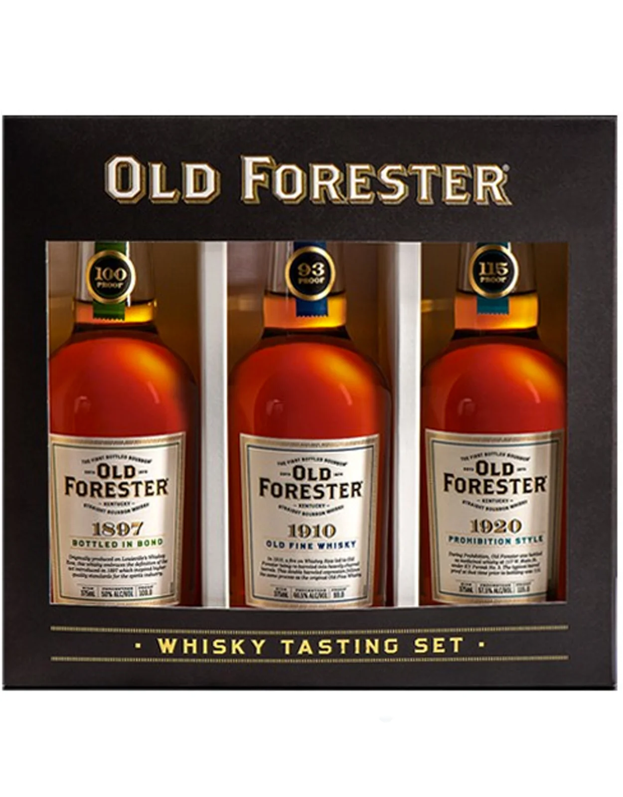 Old Forester Whiskey 375 ml - 3 Bottle Gift Pack
