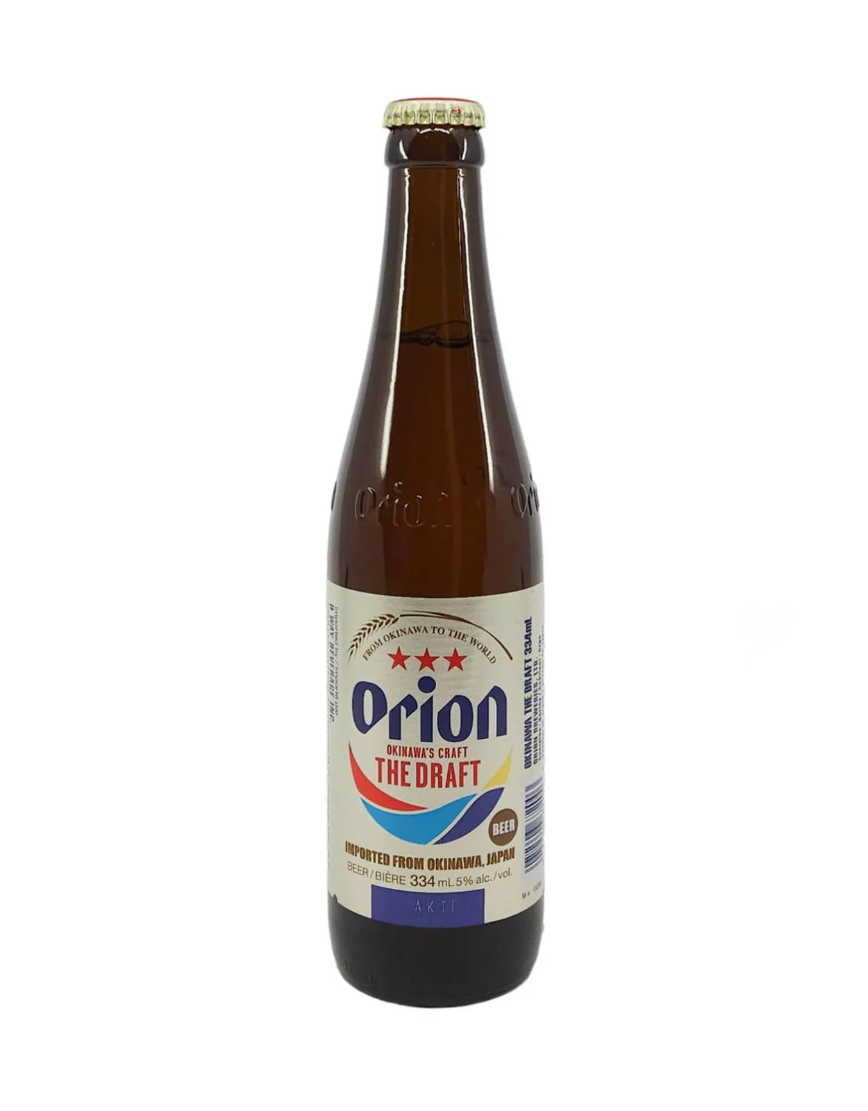 Orion Okinawa Premium Draft 334 ml - 24 Bottles