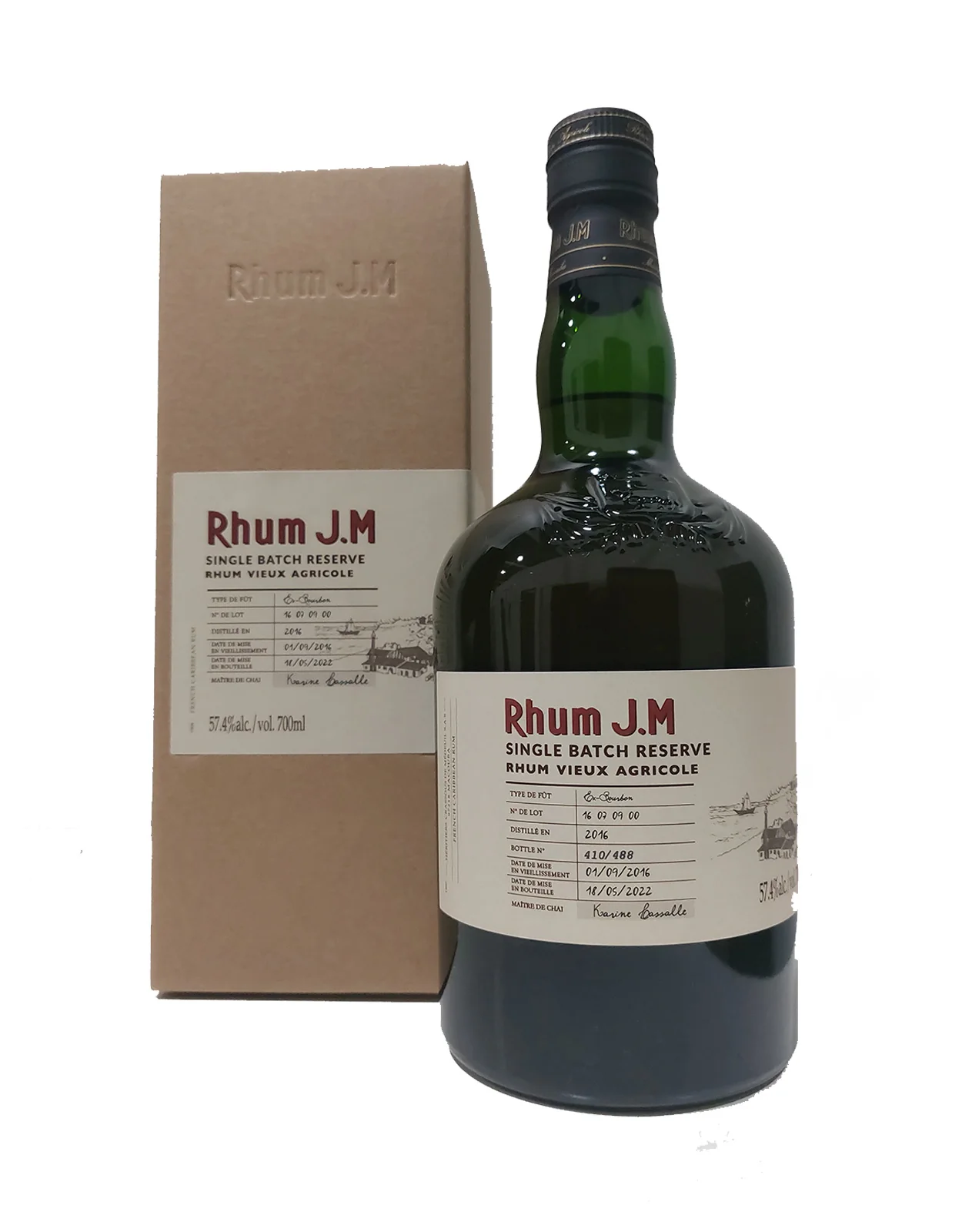 Rhum JM 2016 Ex Bourbon Cask #1607