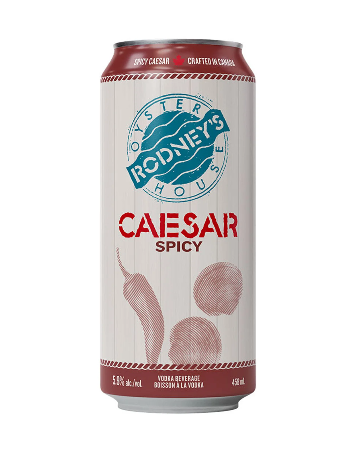 Rodney's Spicy Caesar 458 ml - 24 Cans