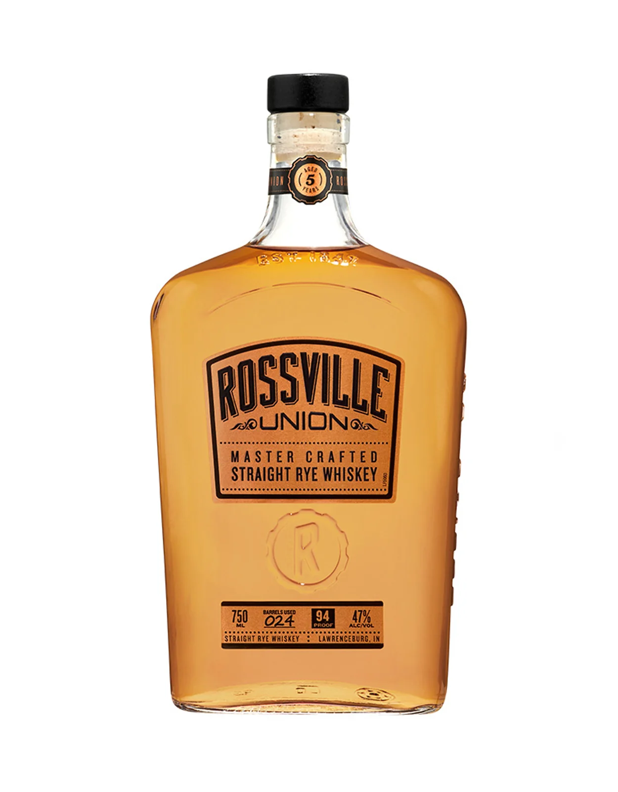 Rossville Union Master Crafted Straight Rye Whiskey