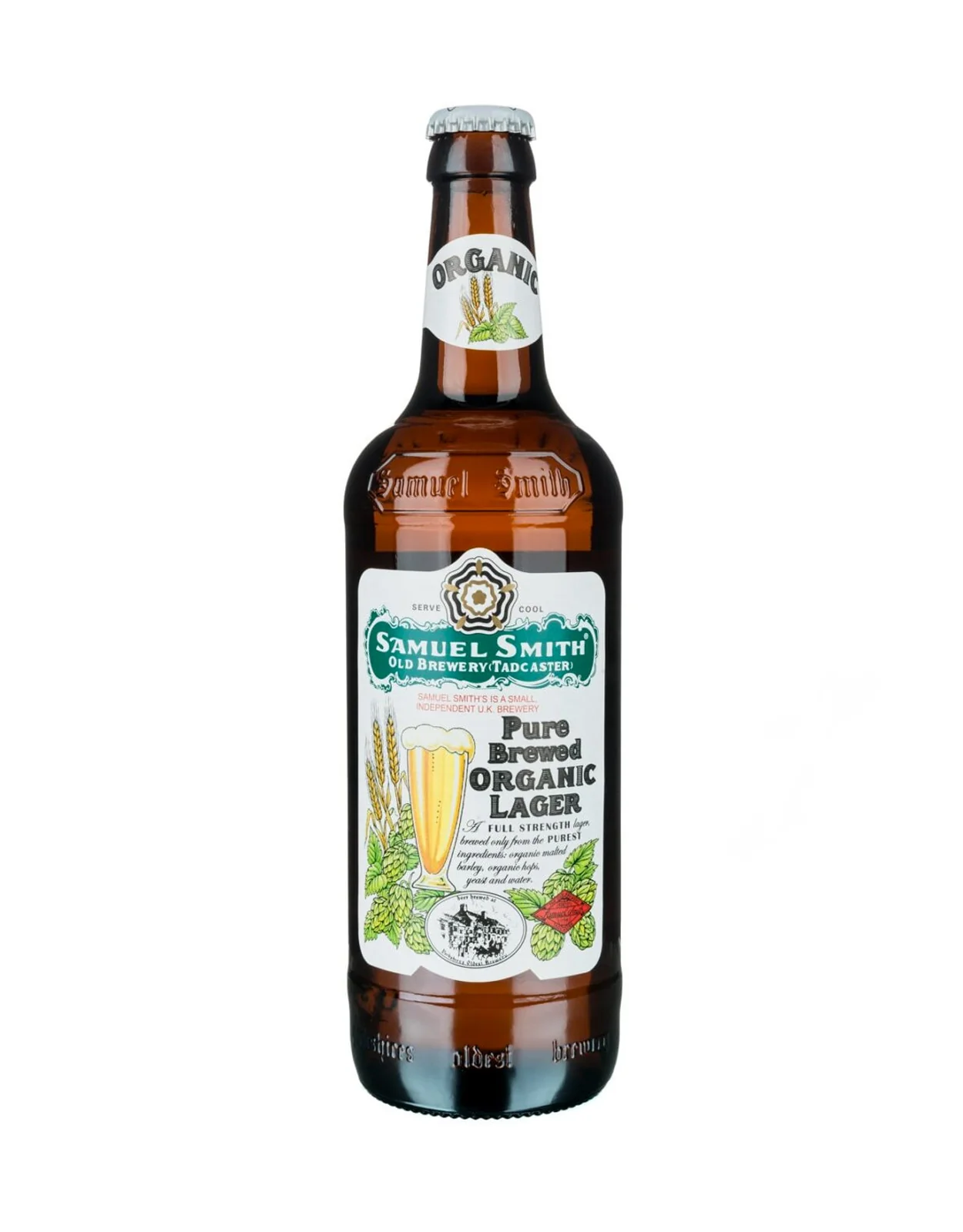 Samuel Smith Organic Lager 550 ml - 12 Bottles