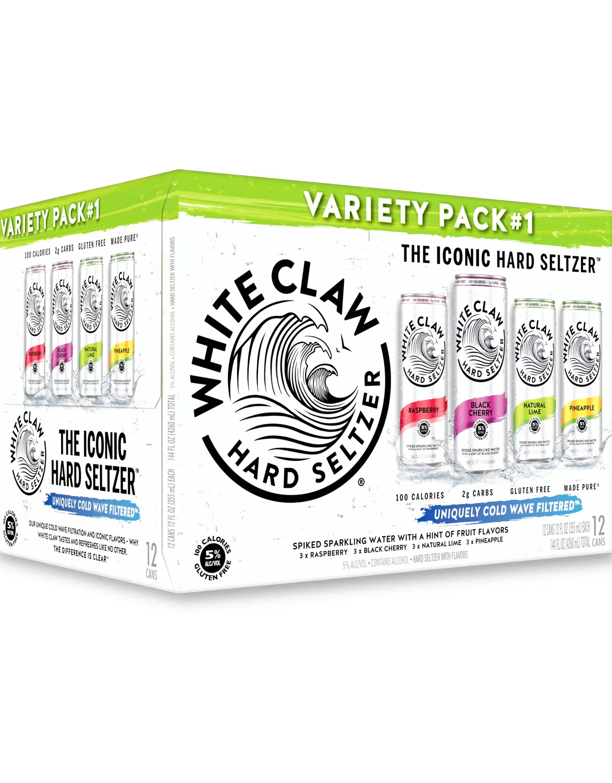 White Claw Variety Pack #1 355 ml - 12 Cans